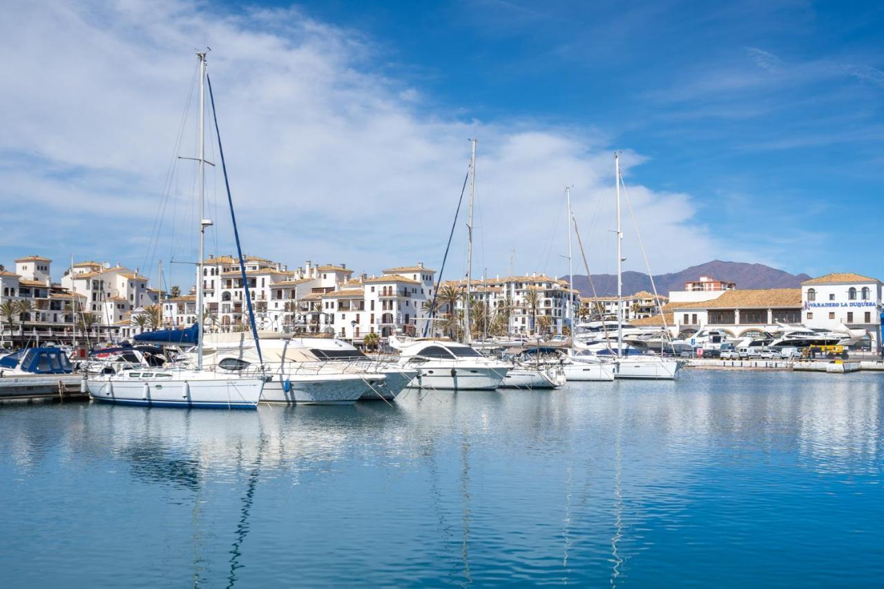 15 First Line Penthouse With Wonderful Seaview Near Duquesa Golf Manilva Andalucia Apartment Exterior photo