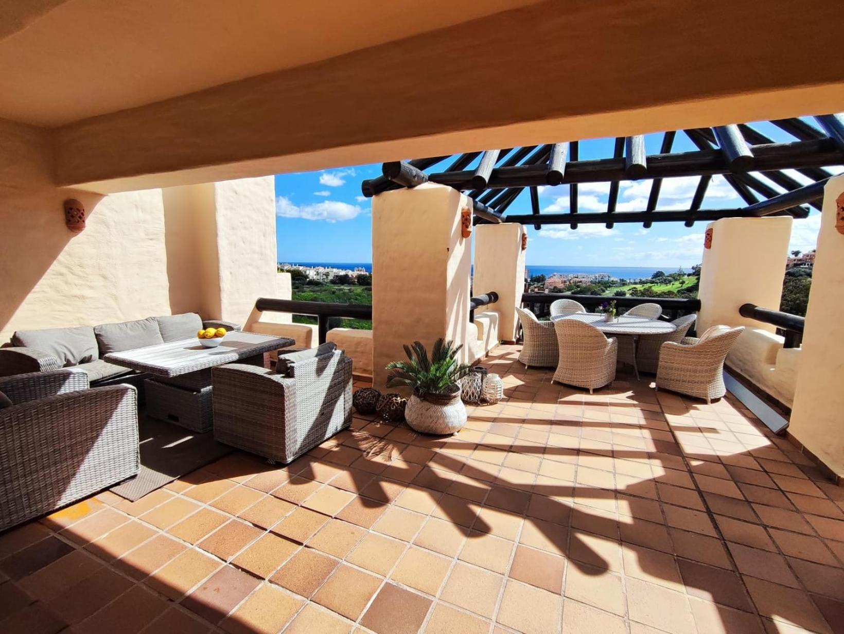 15 First Line Penthouse With Wonderful Seaview Near Duquesa Golf Manilva Andalucia Apartment Exterior photo